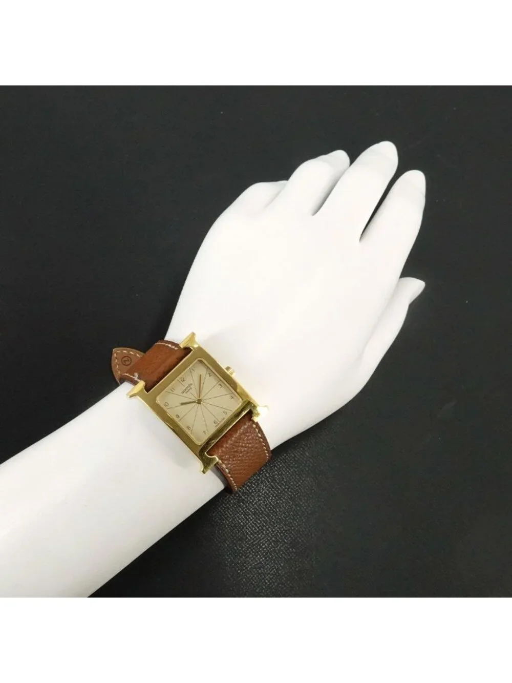 Hermes H Watch Ivory Quartz